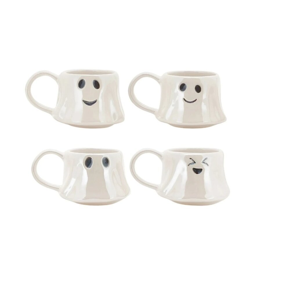 New Halloween Ghost Espresso Mug Stack